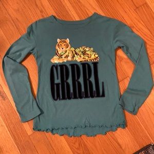 GIRLS LONG SLEEVE TOP SIZE 6 (6-6x)